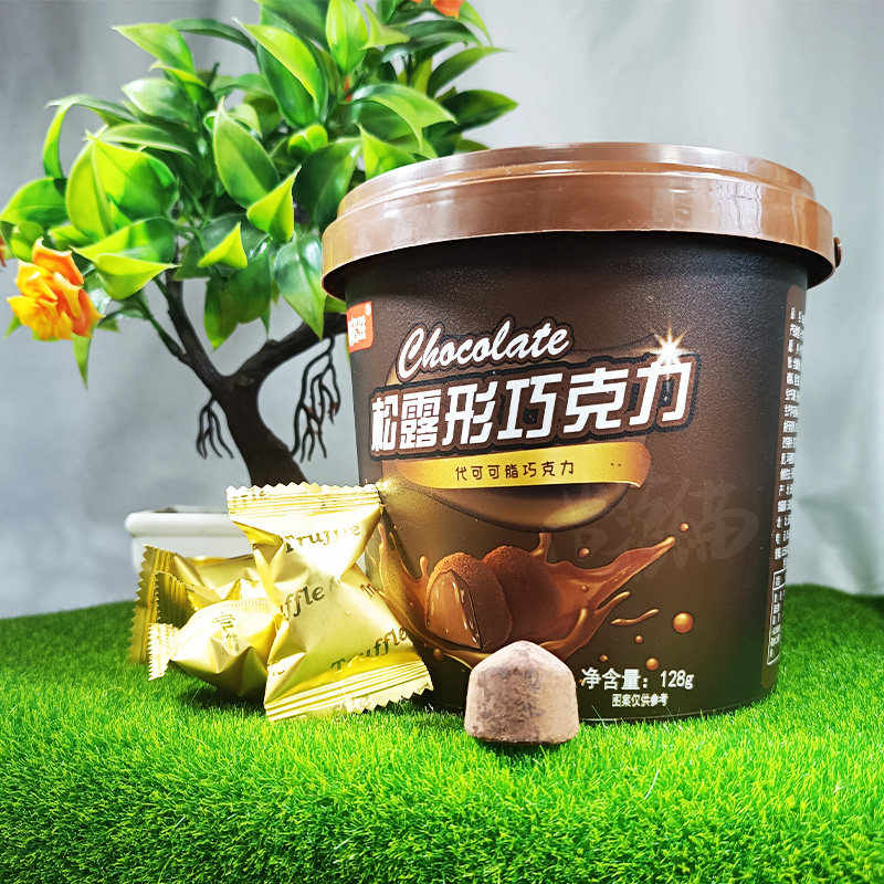 128g桶装伊诺滋松露巧克力香醇丝滑入口即化送礼佳品