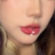 墨刺研究室 辣妹风唇环唇钉酷妹唇环钉ins鼻中隔穿孔饰品潮流小众