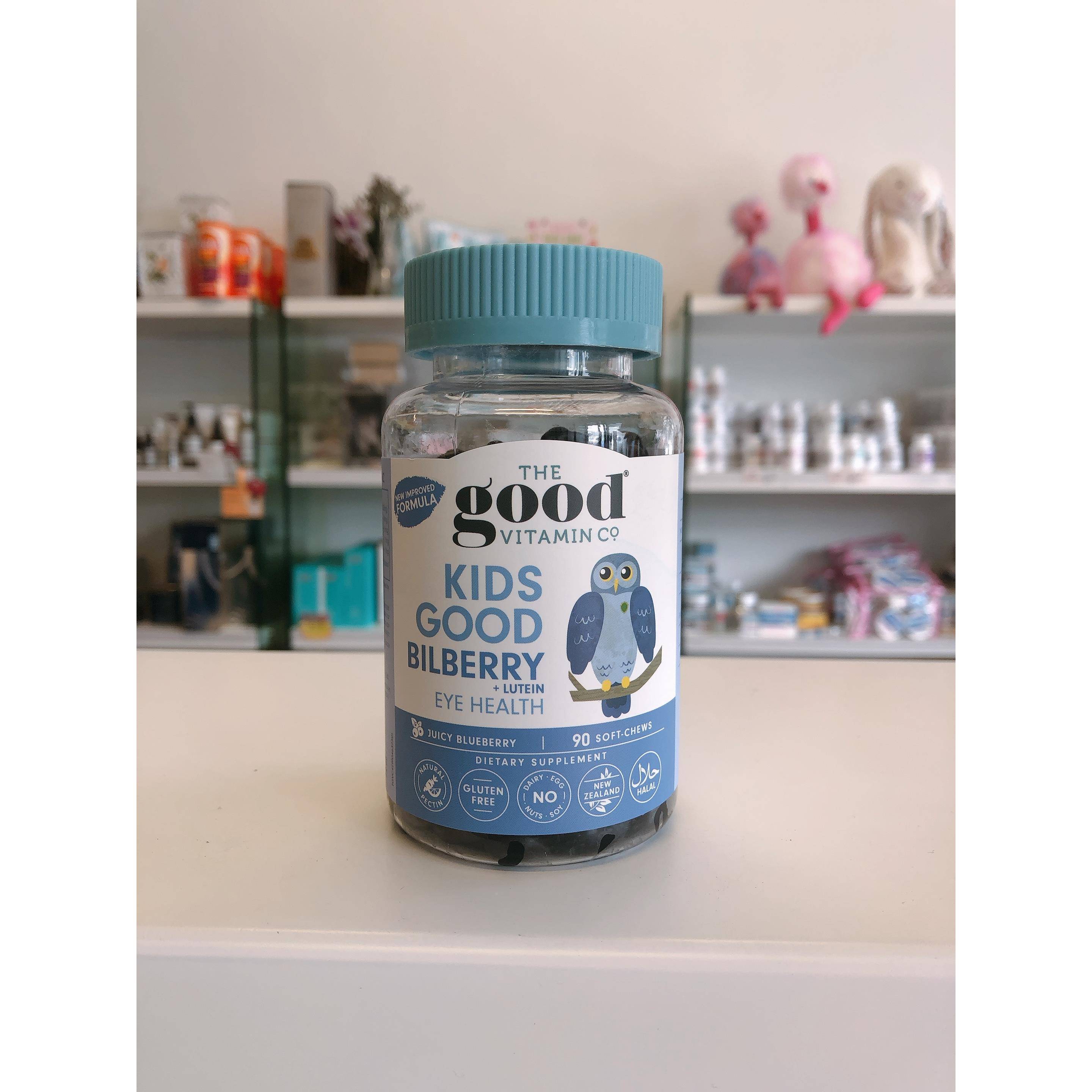 新西兰TheGooCd V ita min o儿童CVF叶黄素护眼软糖90粒