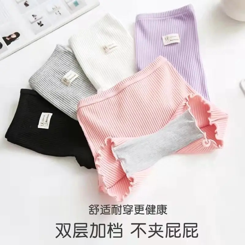 儿童安全裤新款女平角内裤二合一防走光女童打底裤夏季薄款配裙子
