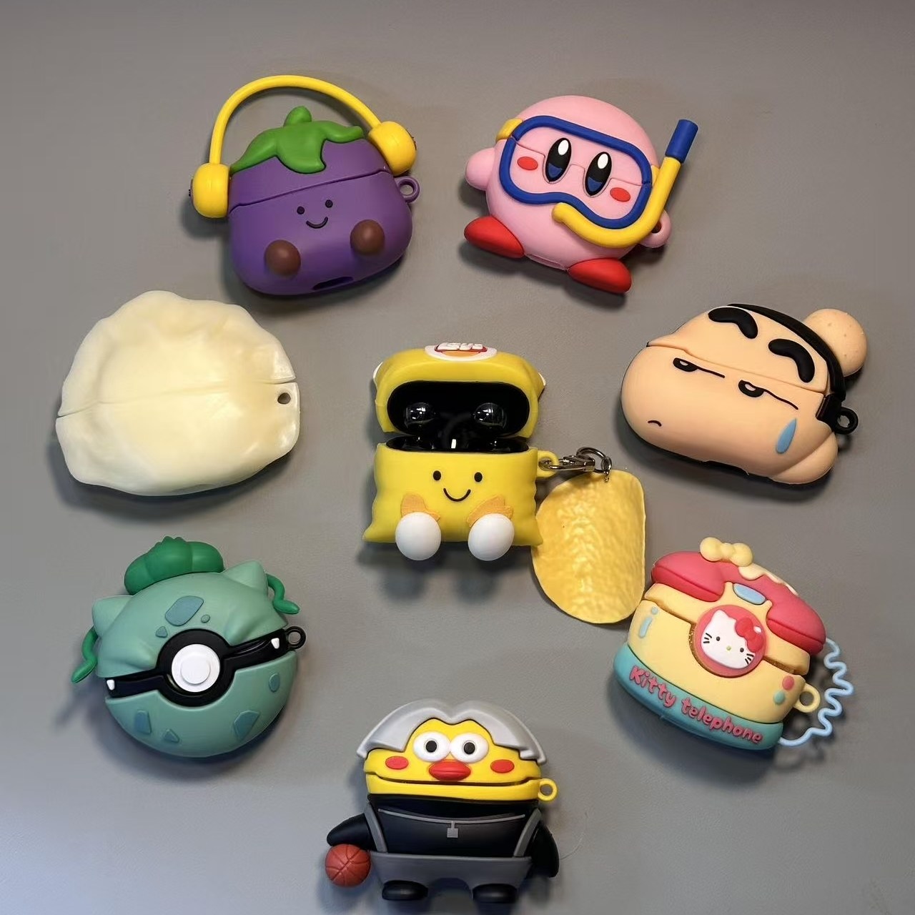 可爱薯片茄子饺子kitty卡比clip2合集适用华为freebuds se2硅胶防摔耳机保护套苹果 airpods pro3代蓝牙耳机,3C数码配件,耳机保护套,淘宝优惠券,粉丝福利购,淘宝优惠卷