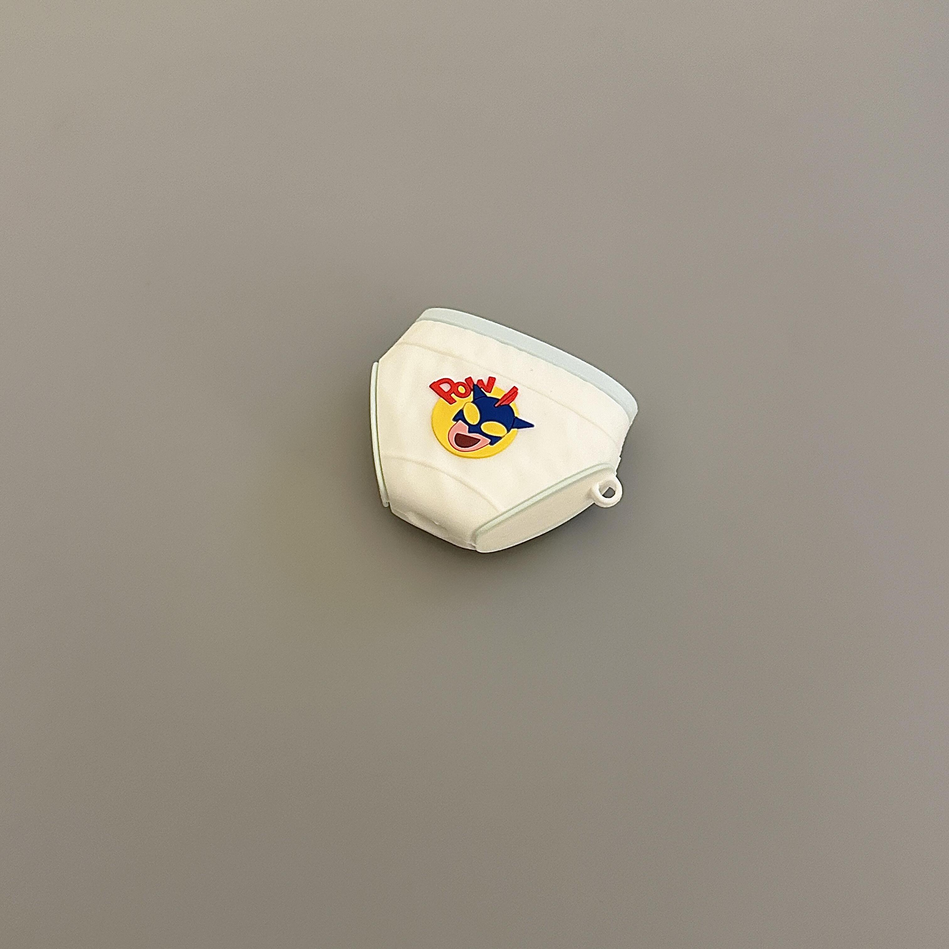 趣味恶搞小新动感超人内裤适用airpods1/2代无线蓝牙耳机套airpodspro硅胶airpods4代保护套pro2代防摔新款女