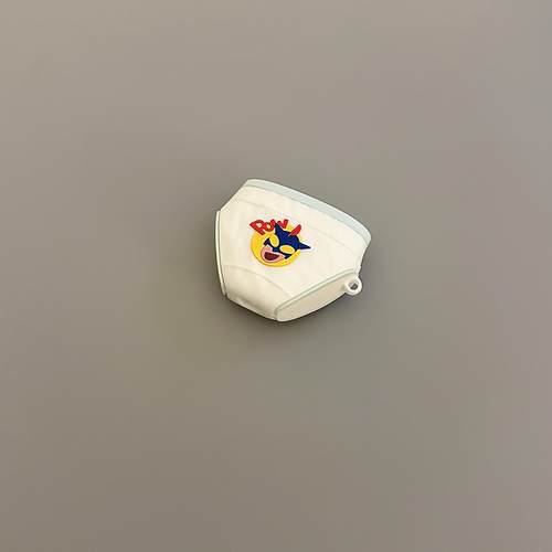 趣味恶搞小新动感超人内裤适用airpods1/2代无线蓝牙耳机套airpodspro硅胶airpods4代保护套pro2代防摔新款女