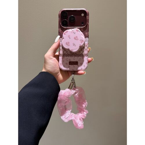 ins风小碎花拼接磁吸壳适用iPhone18promax手机壳15新款17pro网红女款13创意全包防摔18pro超好看17保护套