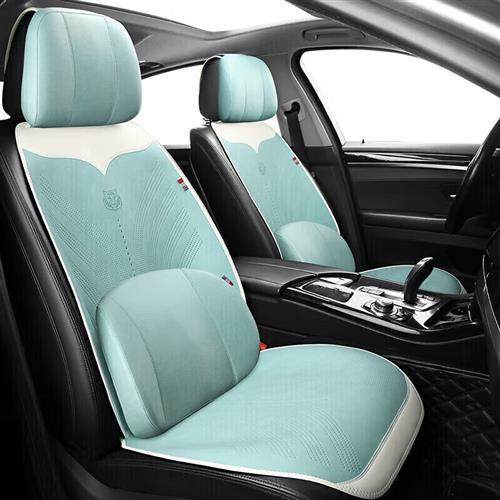 高档达令河岚图free梦想家ev汽车坐垫四季通用翻毛皮马鞍垫适用座