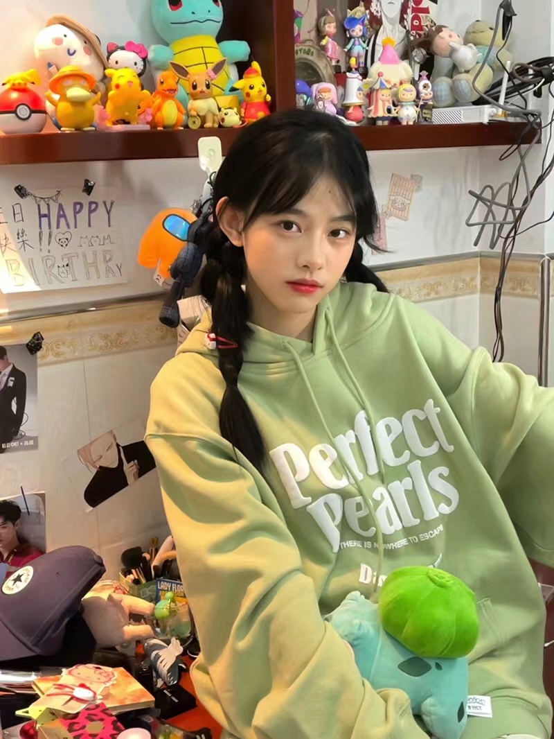 【第二件任选0元】秋冬连帽卫衣女加绒加厚