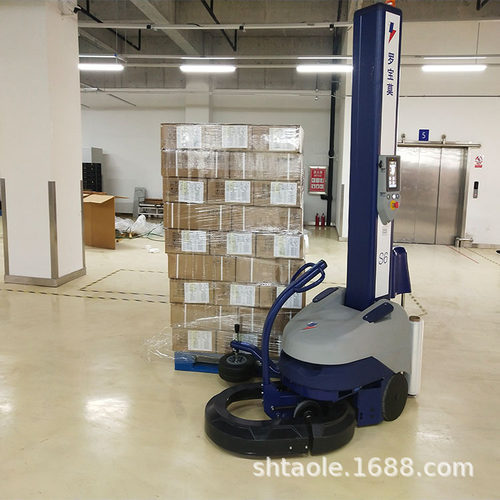 缠绕包装机 缠膜包装机 意大利ROBOPAC自走式缠绕机ROBOT S6