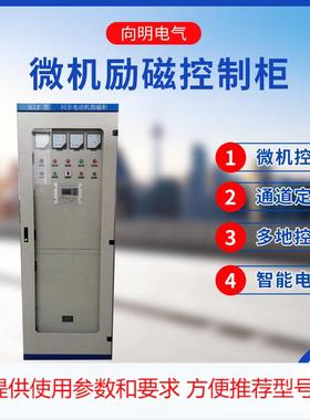 厂家直销KGLW系列同步电机励磁柜触摸屏控制发电机励磁单双通道屏