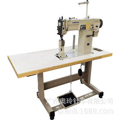 立柱式曲折机 皮革曲折缝纫机 收腹带人字包边车 奥玲RN-1631