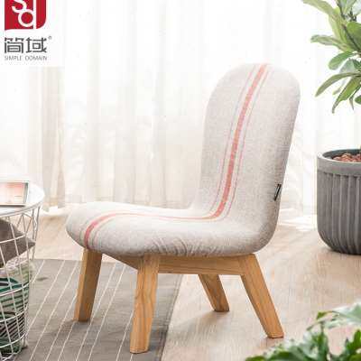 简域实木小椅子创意家用靠背成人儿童矮凳喂奶凳子矮款哺乳椅子