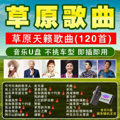 草原歌曲汽车载音乐U盘流行天籁民歌经典高原情歌藏歌MP3优盘无损