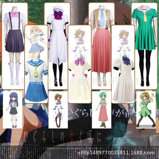 家寒蝉鸣泣之时cosplay家寒蝉鸣泣之时系列cos龙宫礼奈日常水手服