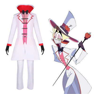 地狱客栈cos服HazbinHotel地狱之王路西法cosplay万圣节表演服装
