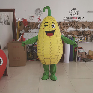 玩偶服卡通人偶服装充气服装玉米人偶服可穿行走人偶服定制