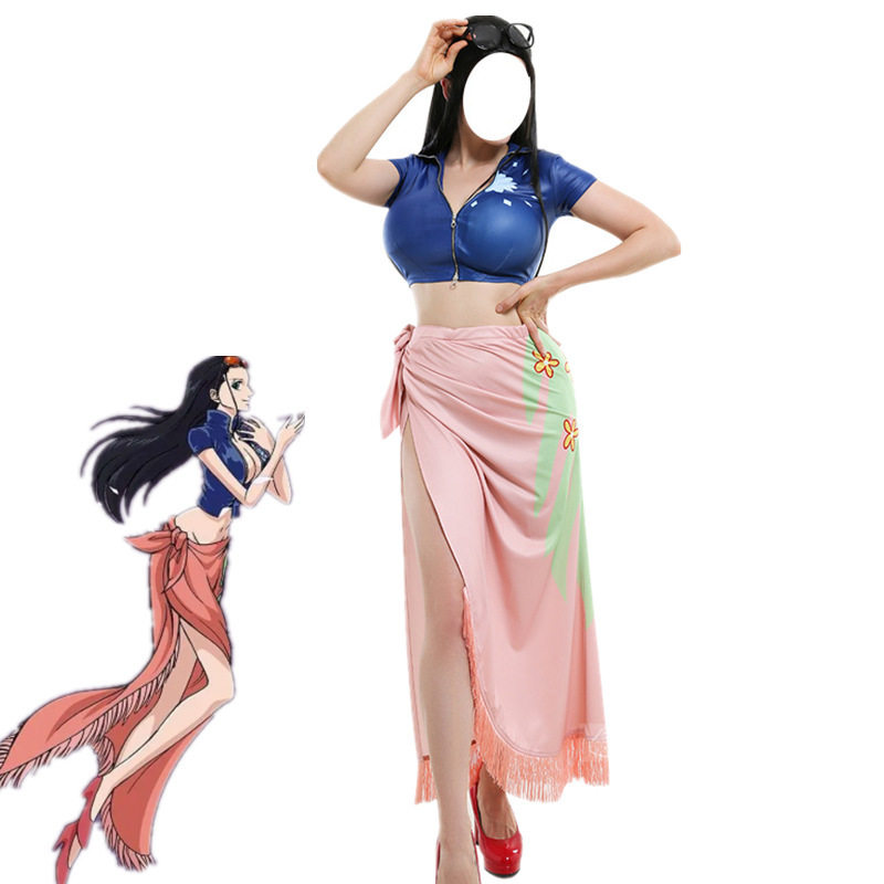 万圣节现货海贼王妮可罗宾cos服ONEPIECE航海王cosplay动漫表演