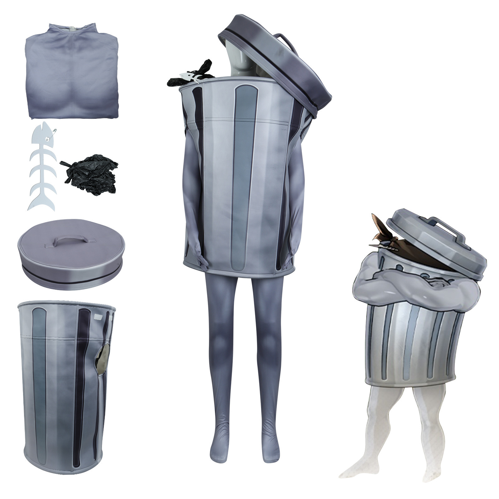 崩坏星穹铁道cos王下一桶cos服垃圾桶人偶服游戏cosplay角色扮演