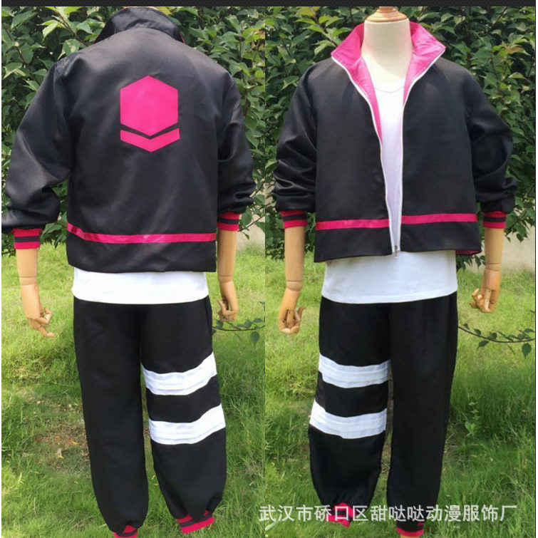 huoying剧场版漩涡博人COS服慕留人cosplay套装万圣节舞台服装