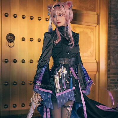 明日方舟Lin林cos登临意林雨霞cosplay服装假发鞋子动女装全套