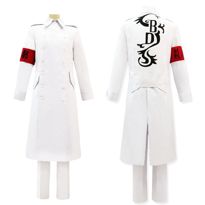 东京卍复仇者cos服不良少年白色男生制服杀人部cosplay服装工厂