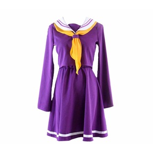 游戏人生白cos服COSPLAYNOGAMENOLIFE妹妹白水手服服装制服