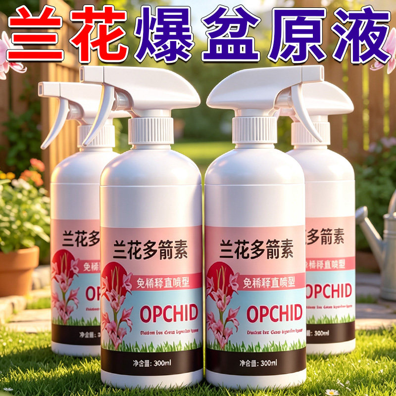 兰花多箭专用爆盆原液养花推荐