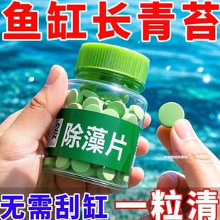 鱼缸除藻剂净青苔清除剂褐藻去除神器绿水绿藻丝藻去除剂除藻片