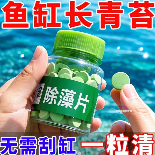 鱼缸除藻剂净青苔清除剂褐藻去除