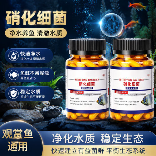 鱼缸净水硝化细菌水族除臭净水剂