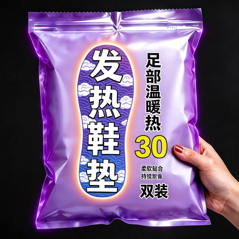 老北京发热鞋垫自发热暖脚底板