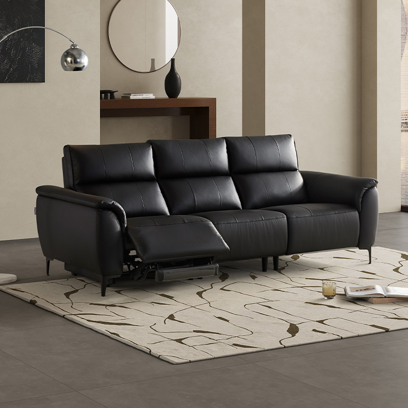 LAZBOY乐至宝真皮功能沙发电动美式复古0靠墙小尺寸695,住宅家具,功能沙发,淘宝优惠券,粉丝福利购,淘宝优惠卷