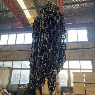 船用锚链铁d链金属链条防锈强拉力起重链环无档有档甲板附件配件