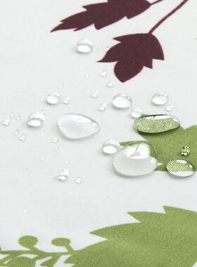 欧式浴帘清新淡雅田园涤纶布加厚防水防霉浴室窗帘隔断帘淋浴门帘