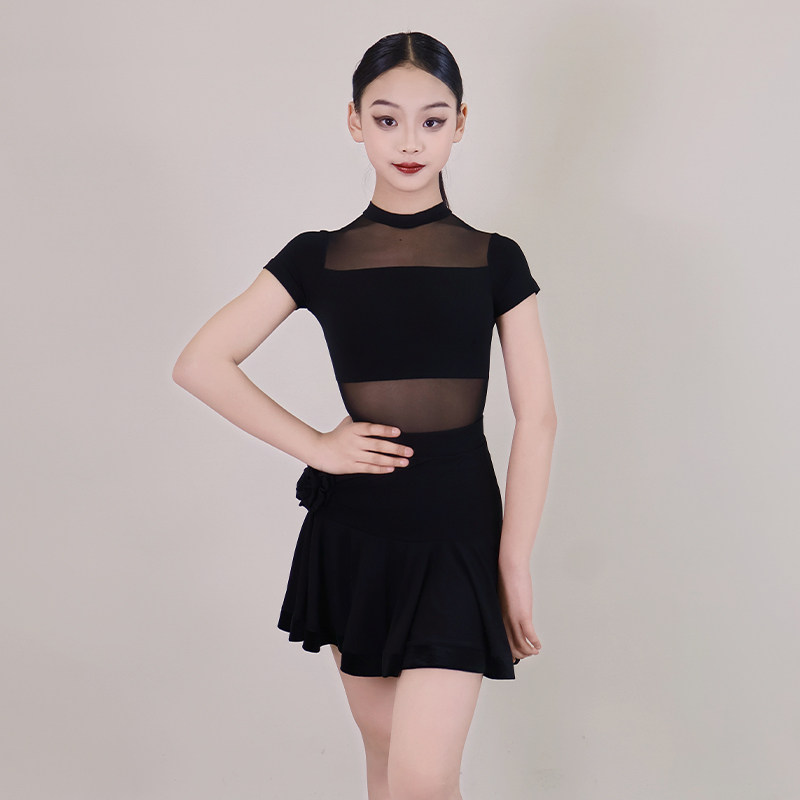 女童拉丁舞服2026新款儿童舞蹈服装超好看日常练功服高级感春夏季