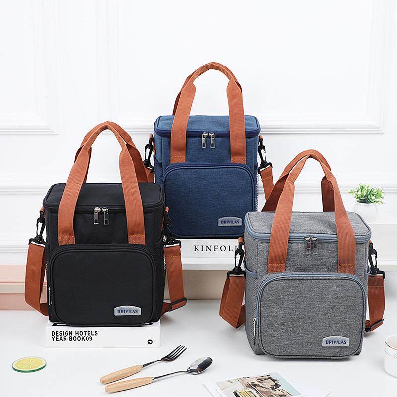 双层加高保温包斜挎背奶包饭盒袋手提便当包户外野餐包袋外带,收纳整理,饭盒袋,淘宝优惠券,粉丝福利购,淘宝优惠卷