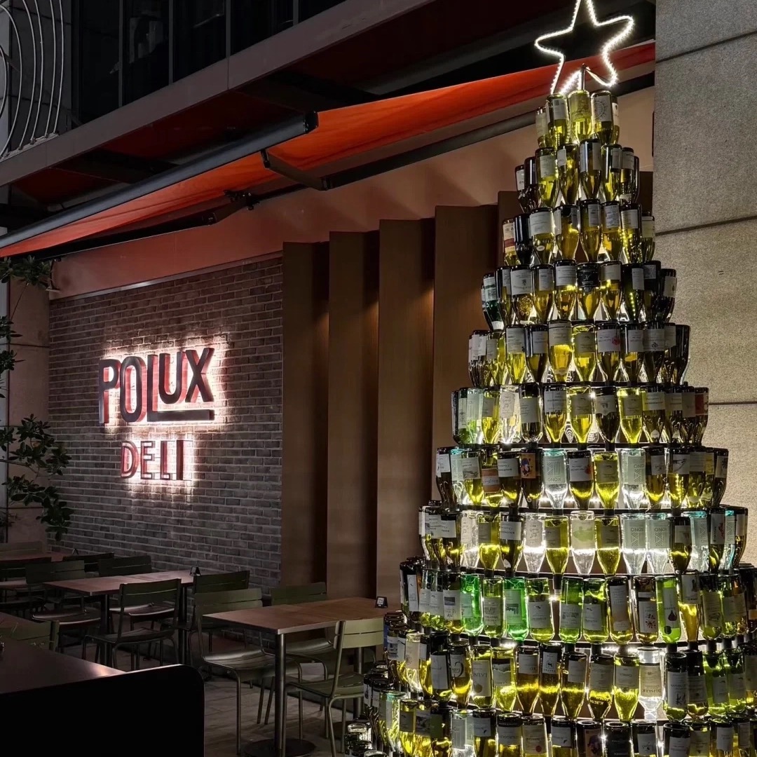 酒瓶圣诞树模型户外大型摆件酒吧