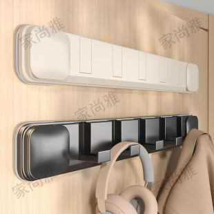 免打孔吸盘门后挂钩粘钩挂衣架强力承重壁挂隐形排钩帽子收纳钩子