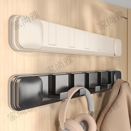 免打孔吸盘门后挂钩粘钩挂衣架强力承重壁挂隐形排钩帽子收纳钩子