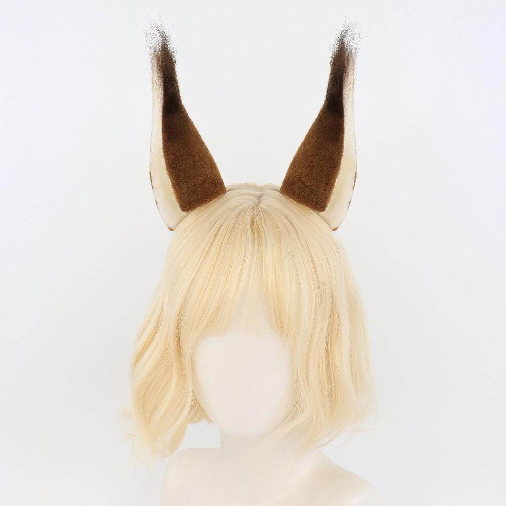 手作仿真松鼠耳朵兽耳发箍cosplay配饰森林系儿童表演道具头饰