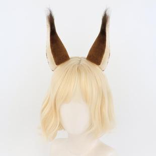 手作仿真松鼠耳朵兽耳发箍cosplay配饰森林系儿童表演道具头饰