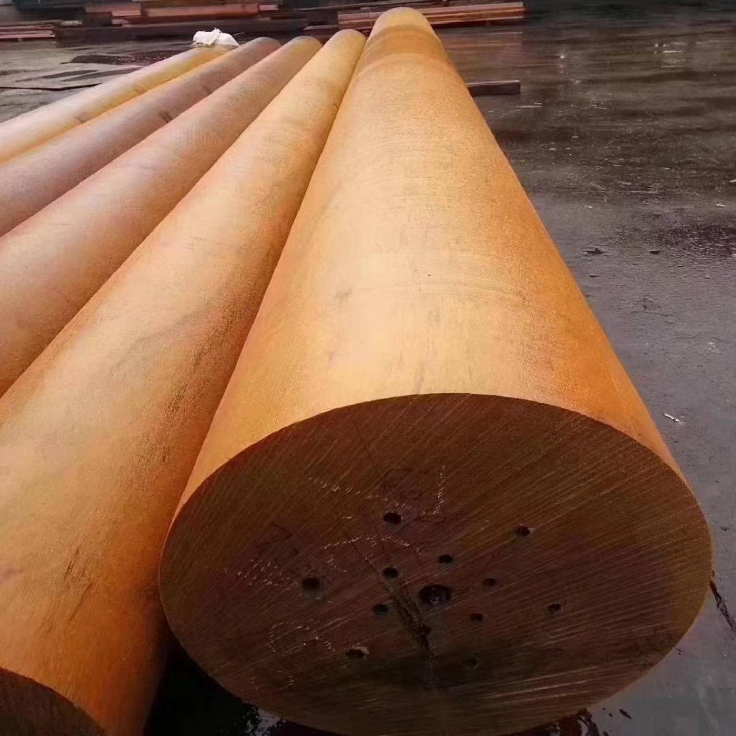 古建印尼菠萝格柱子防腐木原木柱