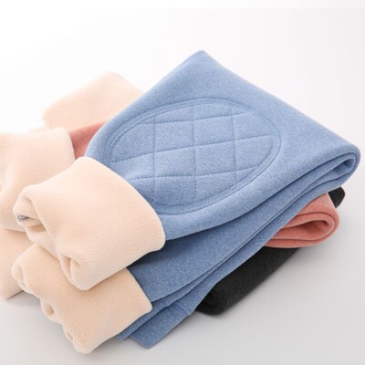 儿童加绒加厚德绒保暖裤男童内穿棉裤女童打底裤中大童一体绒裤子