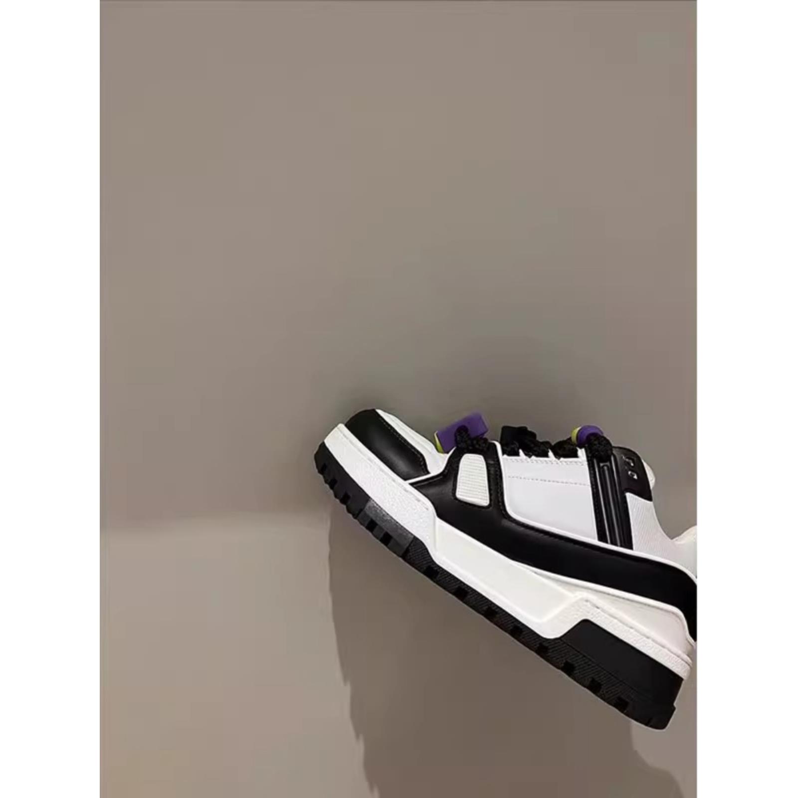 专柜同款 / 鼎级版本 新品~超火情侣款厚底面包鞋小胖丁老爹鞋女