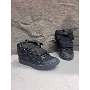 专柜同款 Curb厚底拼色德训鞋时尚情侣老爹鞋系带男女跑步休闲鞋