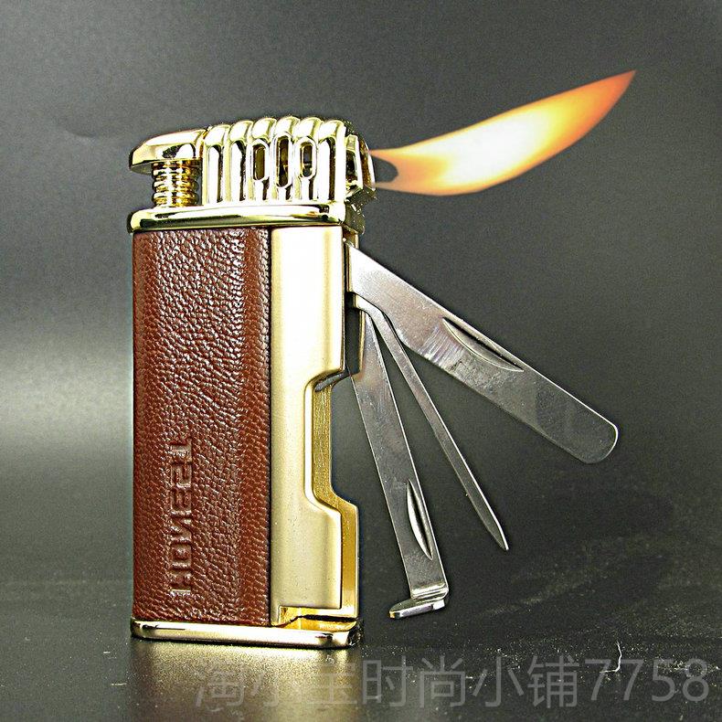 正品烟斗专用打火机P石IP棒IELN带工具 烟刀 压 通针适合点楠木烟