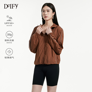 DeIFy/缔弗UPF50+山系原纱防晒衣女26年夏季新款反光轻户外防晒服