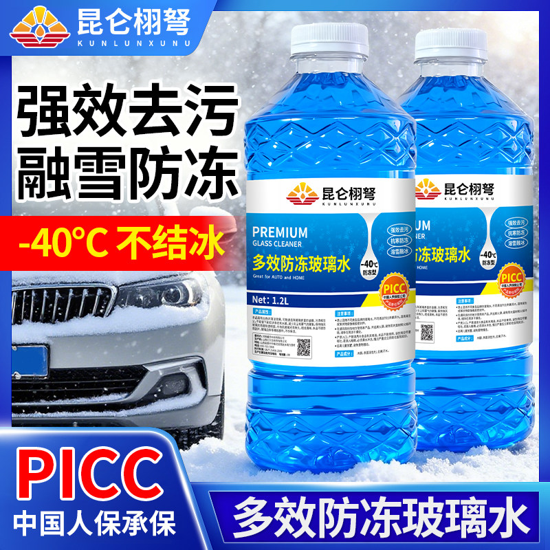 冬季汽车玻璃水防冻零下图片