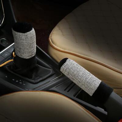 汽车手动挡亚麻冰丝超柔挡套四季通用型田档位套手刹套现排挡套