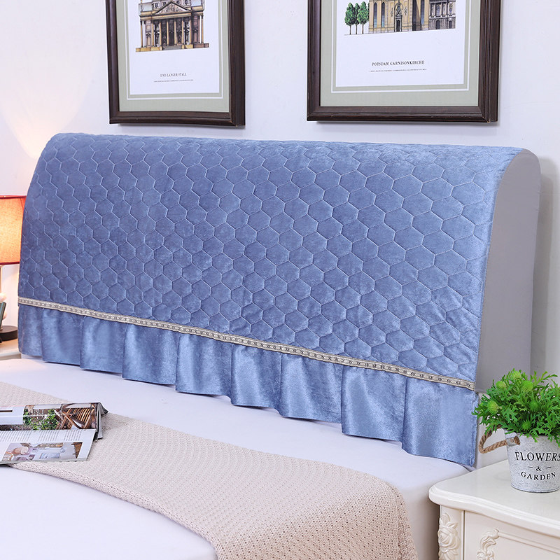 全包床头套罩软包简约现代防尘美观网红床头罩木床靠背套2023新款