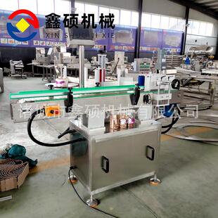 全自动圆瓶贴标机 酒类塑料瓶不干胶贴标签机玻璃瓶定位贴标机