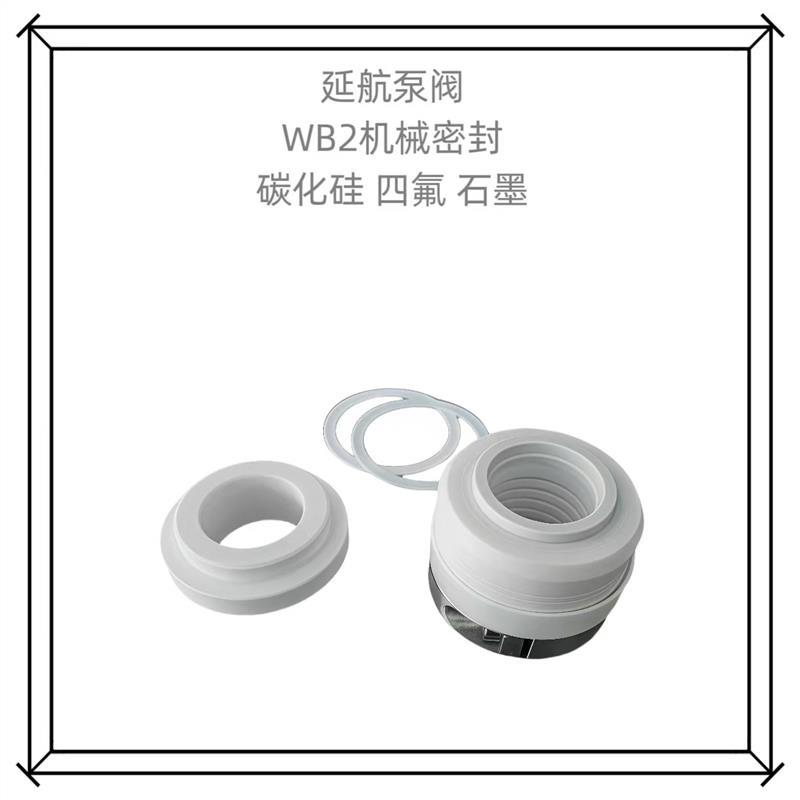 WB2机械密封25 30 35 40 45 50 55 60SIC四氟陶瓷石墨机封泵用FSB